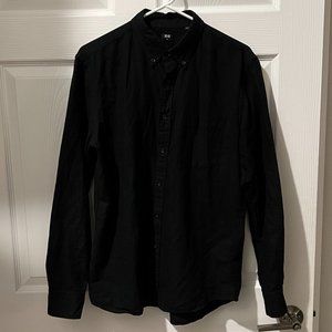 UNIQLO Black Button Down Shirt